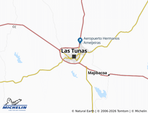 MICHELIN-Landkarte Las Tunas - ViaMichelin