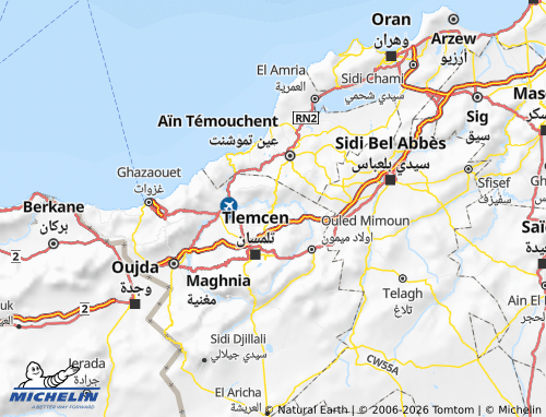 MICHELIN Bin Sakran map - ViaMichelin
