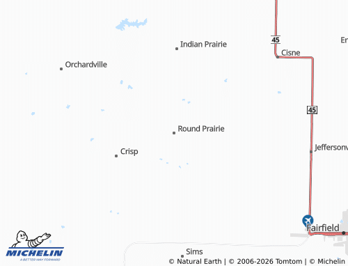 Mapa MICHELIN Round Prairie - ViaMichelin