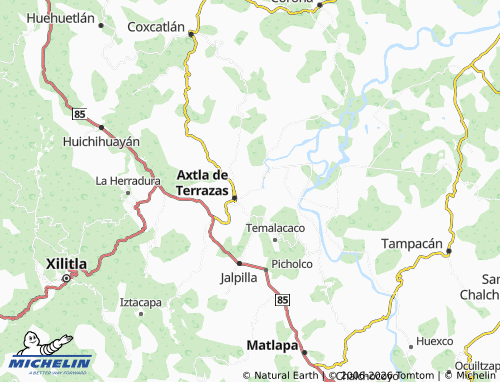 Mapa MICHELIN Lomas de Axtla - ViaMichelin