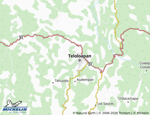 MICHELIN Panteón map - ViaMichelin