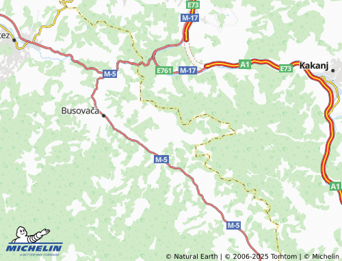 Carte MICHELIN Hozanovići - ViaMichelin