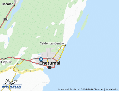 MICHELIN Flamingos IV map - ViaMichelin