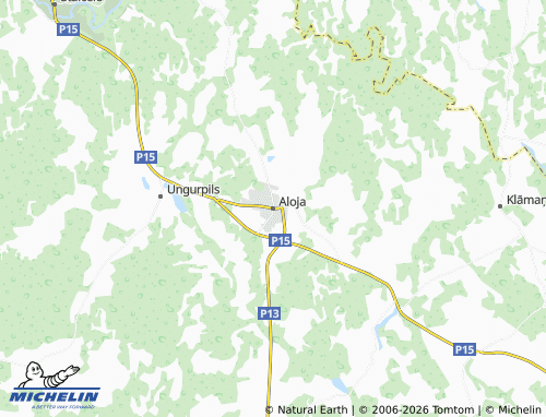 Mapa MICHELIN Aloja - ViaMichelin