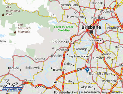 Mapa MICHELIN Kenmore - ViaMichelin