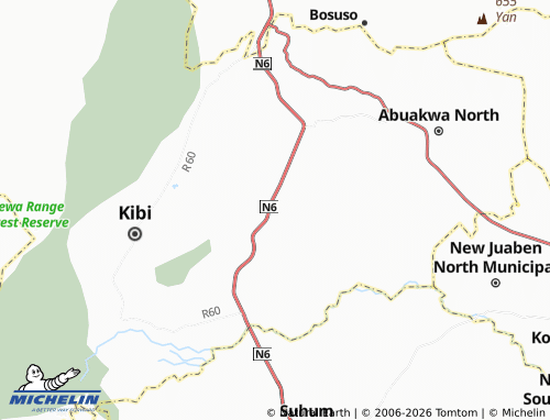 Mapa MICHELIN Asafo - ViaMichelin
