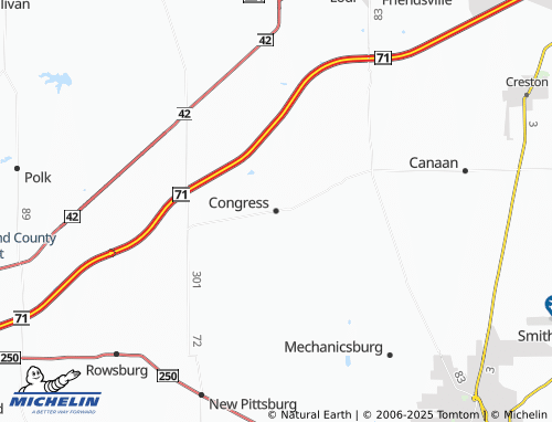 MICHELIN Congress map - ViaMichelin
