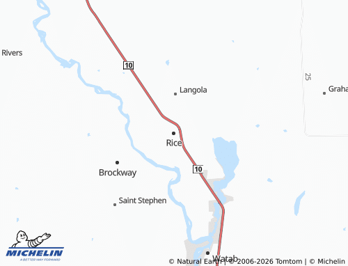 Mappa MICHELIN Rice - ViaMichelin