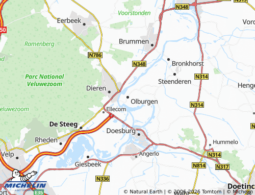 Carte MICHELIN Olburgen - ViaMichelin