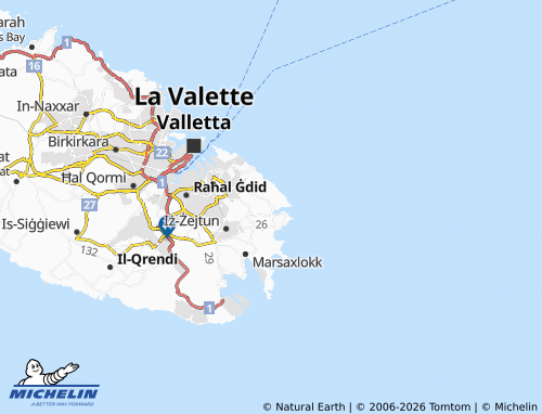 Mappa MICHELIN Marsaskala - ViaMichelin