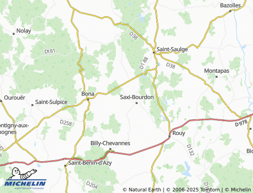 MICHELIN Pornat map - ViaMichelin