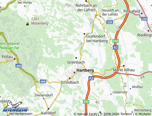 MICHELIN Greinbach map - ViaMichelin