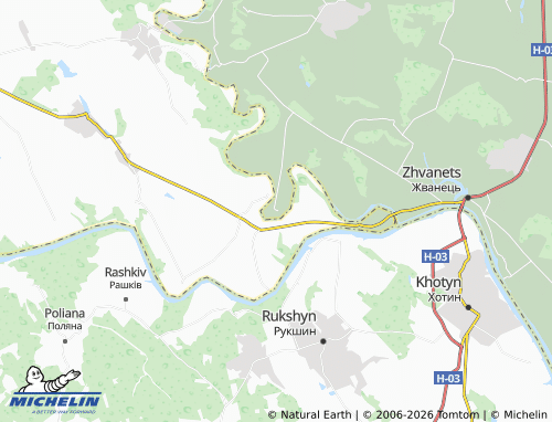 MICHELIN Vitkivtsi map - ViaMichelin