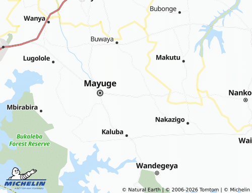 Mapa MICHELIN Mwezi - ViaMichelin