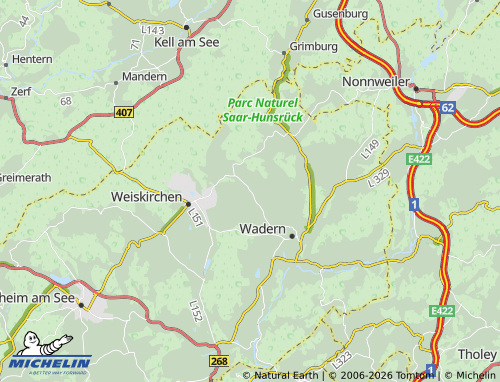 MICHELIN Morscholz map - ViaMichelin