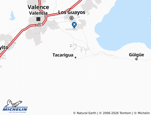 MICHELIN-Landkarte Tacarigua - ViaMichelin