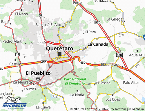 Carte MICHELIN Villas de Oriente - ViaMichelin
