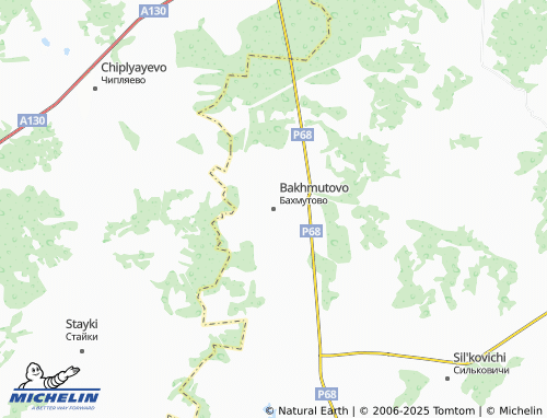 MICHELIN Bakhmutovo map - ViaMichelin