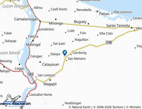 MICHELIN Cambong map - ViaMichelin