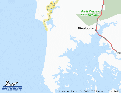 MICHELIN Albadar map - ViaMichelin