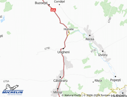 Mappa MICHELIN Ungheni - ViaMichelin