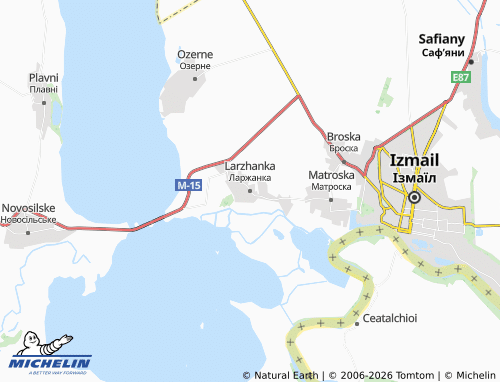 Mapa MICHELIN Larzhanka - ViaMichelin