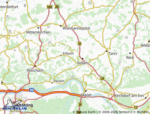 MICHELIN Pleining map - ViaMichelin