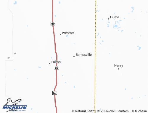 Mapa MICHELIN Barnesville - ViaMichelin