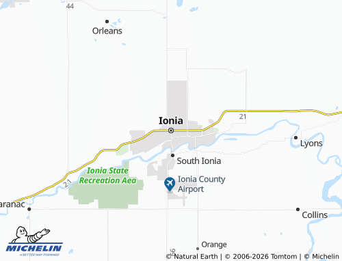 Carte MICHELIN Ionia - ViaMichelin