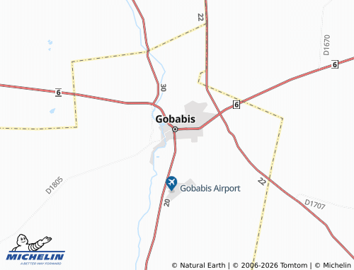 MICHELIN-Landkarte Gobabis Extension 2 - ViaMichelin