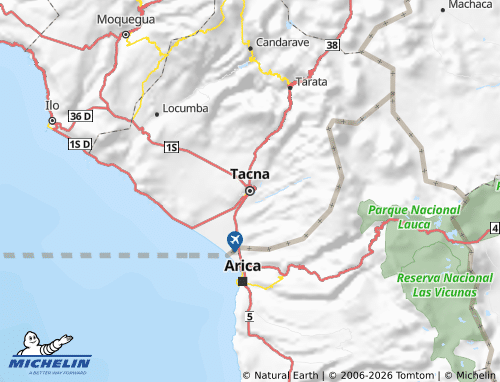 Mappa MICHELIN Tacna - ViaMichelin