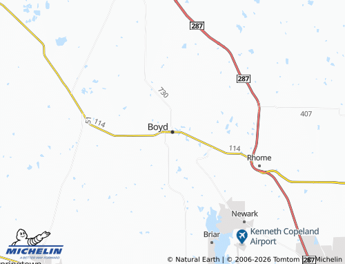 Carte MICHELIN Boyd - ViaMichelin