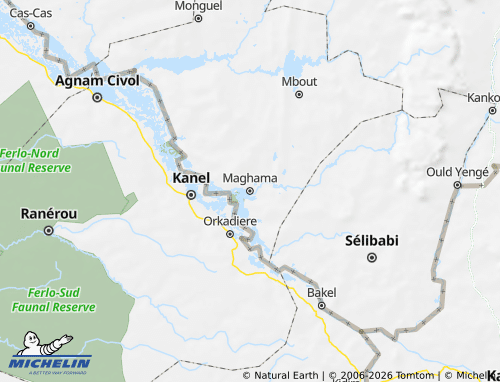 MICHELIN Maghama map - ViaMichelin