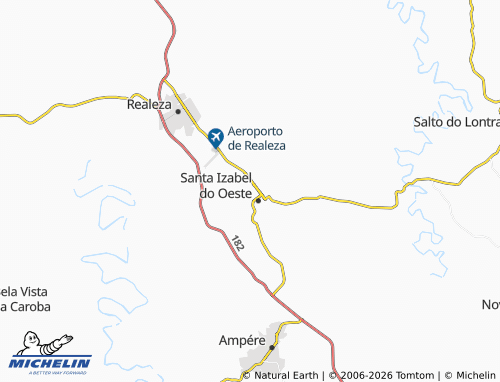 MICHELIN Santo Antônio map - ViaMichelin