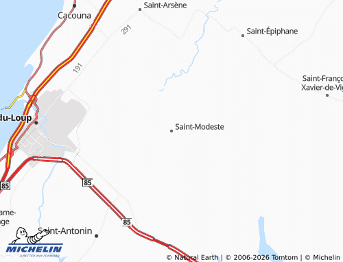 MICHELIN Saint-Modeste map - ViaMichelin