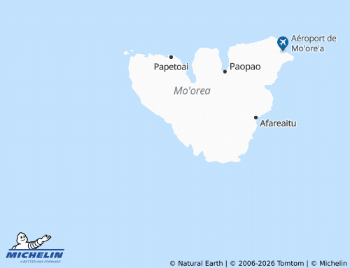 MICHELIN Ha'apiti map - ViaMichelin