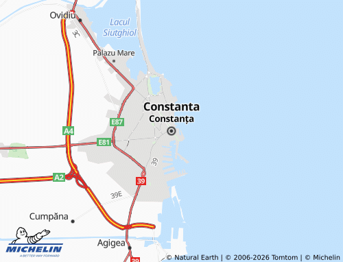 MICHELIN Constanta map - ViaMichelin