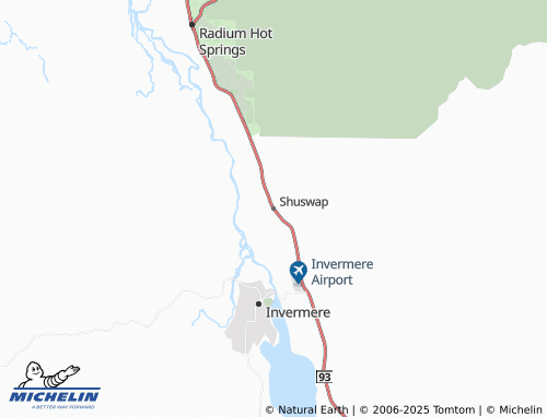 Kaart MICHELIN Shuswap - ViaMichelin