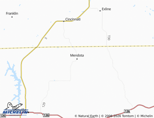 Mappa MICHELIN Mendota - ViaMichelin