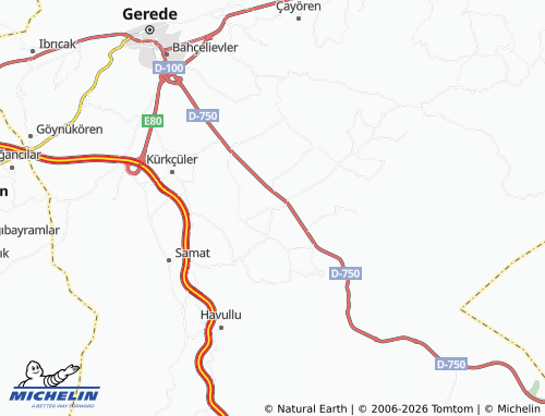 Mappa MICHELIN Mürdükler - ViaMichelin