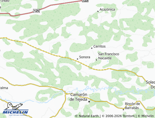 MICHELIN-Landkarte Sonora - ViaMichelin