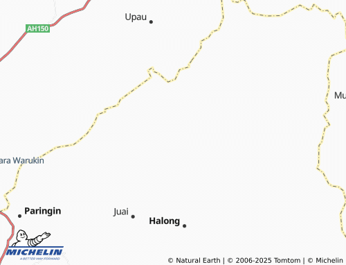 MICHELIN Gunung Riut map - ViaMichelin