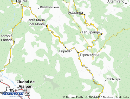Carte MICHELIN Ciénega - ViaMichelin