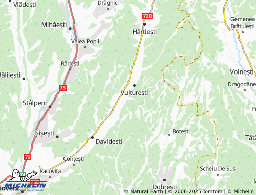 MICHELIN Bârzești map - ViaMichelin