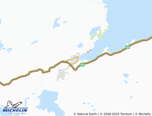 MICHELIN Ballangen map - ViaMichelin