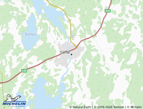MICHELIN Säffle map - ViaMichelin