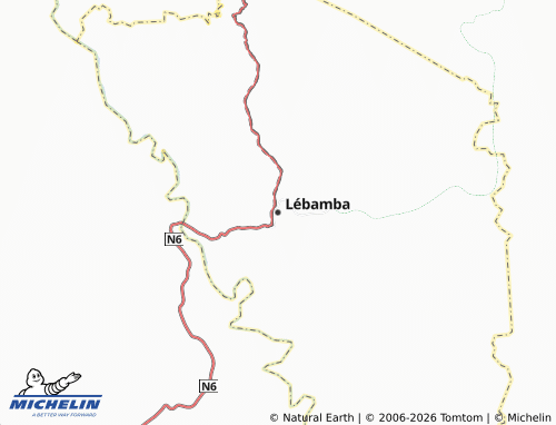 Mappa MICHELIN Lébamba - ViaMichelin