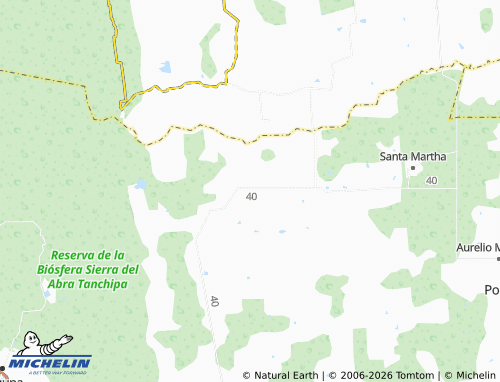 Mapa MICHELIN Nuevo Tampate - ViaMichelin