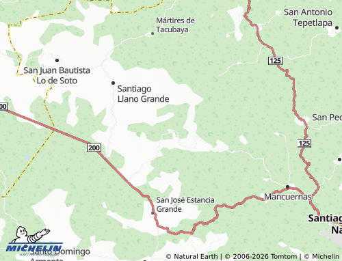 MICHELIN Rancho Nuevo map - ViaMichelin