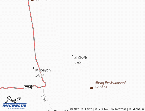 Carte MICHELIN al-Sha'b - ViaMichelin